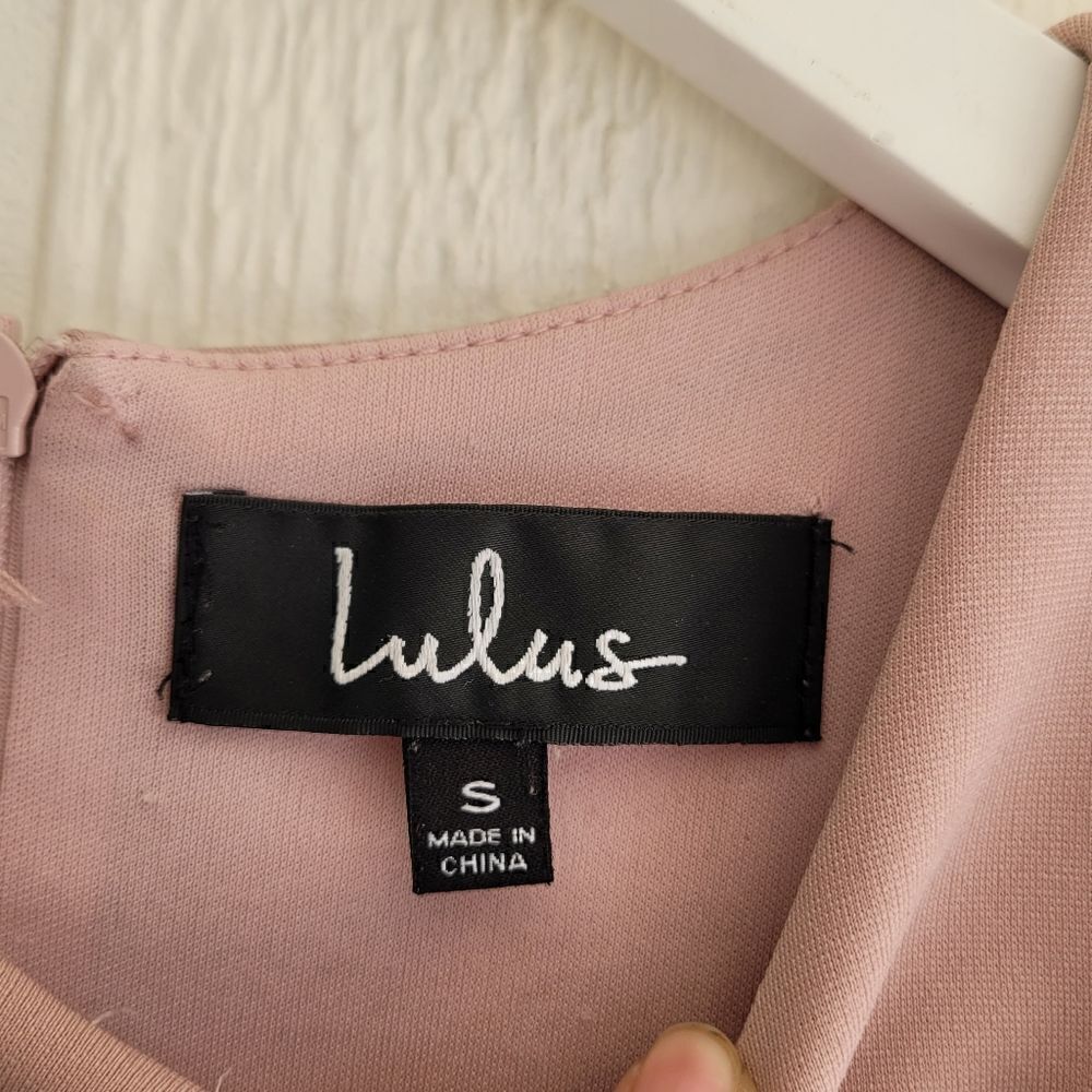 Lulus pink womens Small Skater Dress - Picture 3 of 6